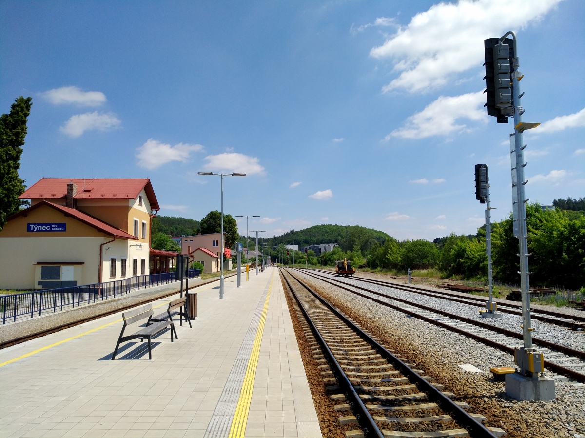 Nádraží Týnec nad Sázavou - foto 467